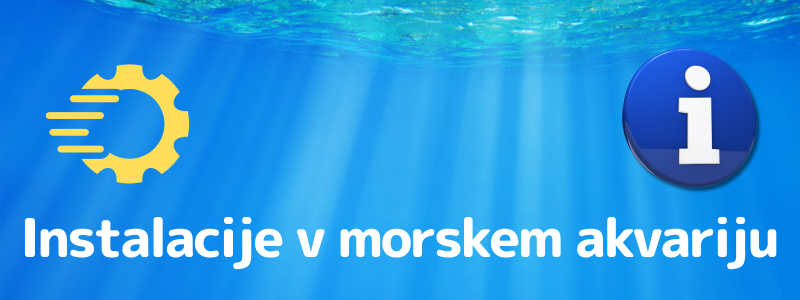 Inštalacije v morskem akvariju